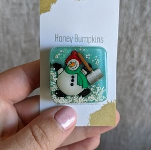 🌈BOGO🌈 Resin Brooch - Shovel Snowman